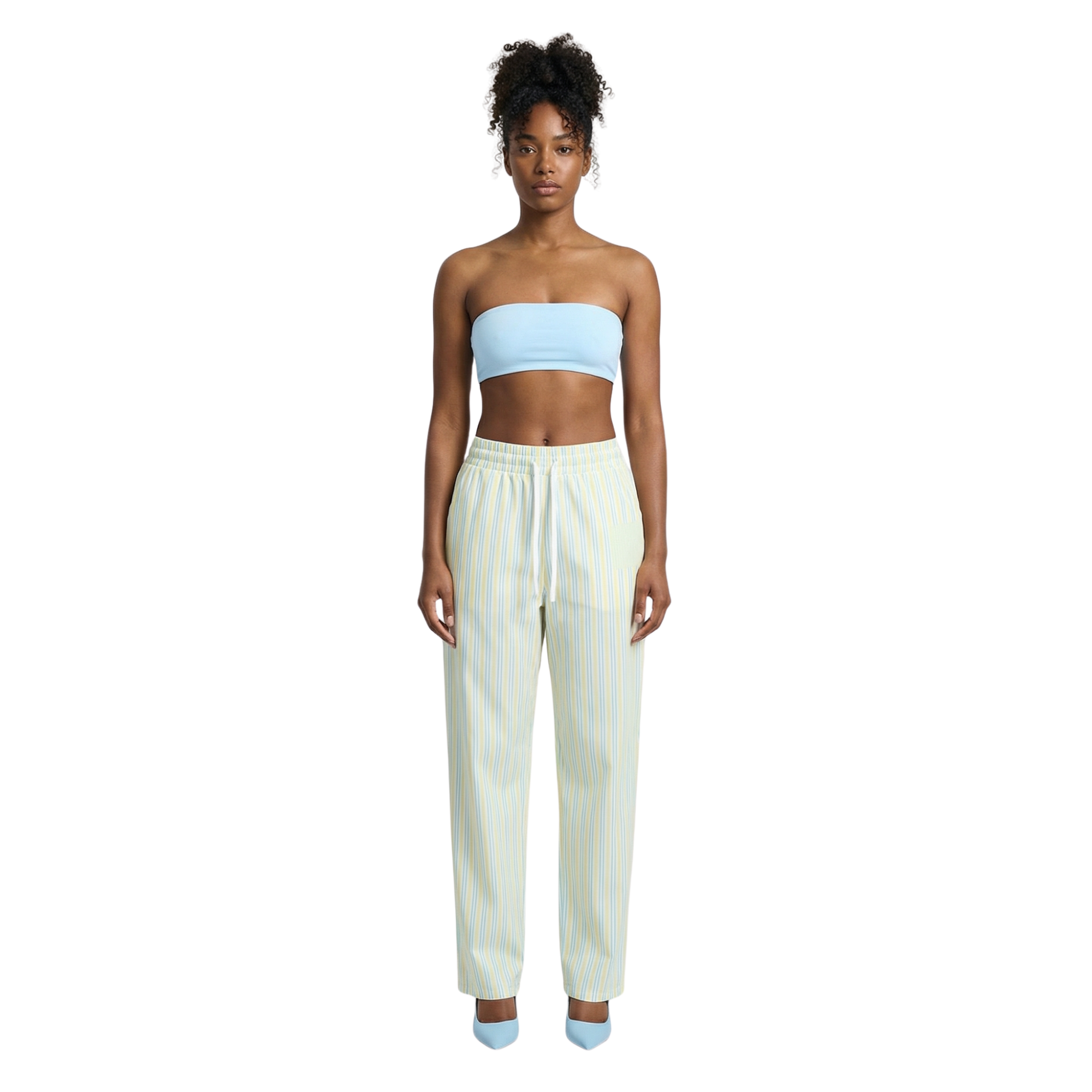 Citrine Sky Wide-leg Sweatpants