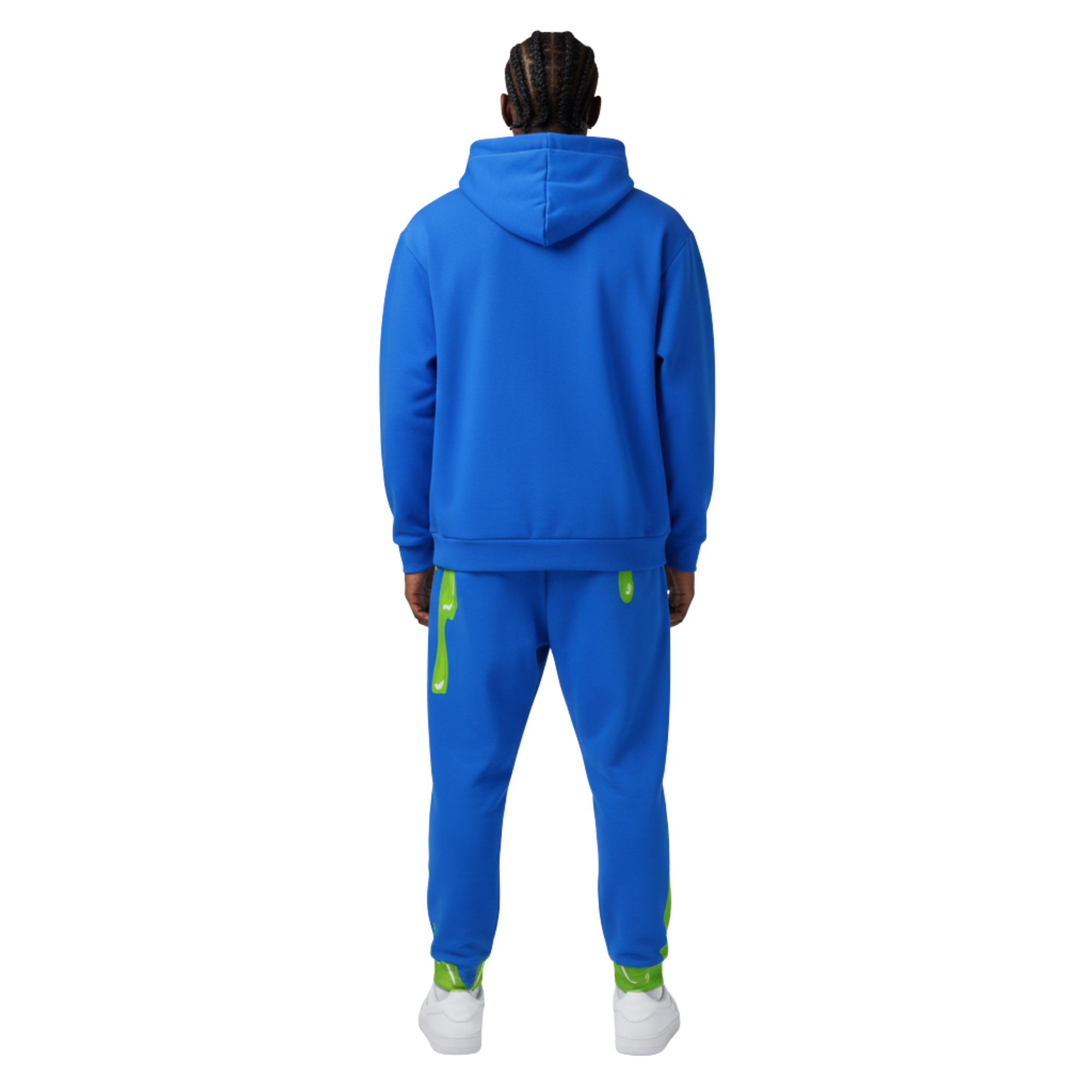 Slimed Hoodie in Blue
